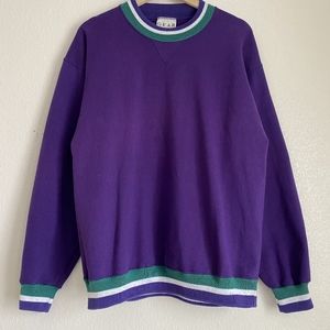Vintage Gear For Sports blank crewneck sweatshirt, purple, M